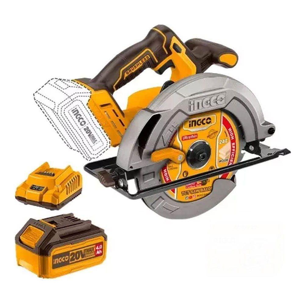 Ingco CSLI18511 Li-Ion Circular Saw Brushless 20V - KHM Megatools Corp. Ingco CSLI18511 Li-Ion Circular Saw Brushless 20V - KHM Megatools Corp.